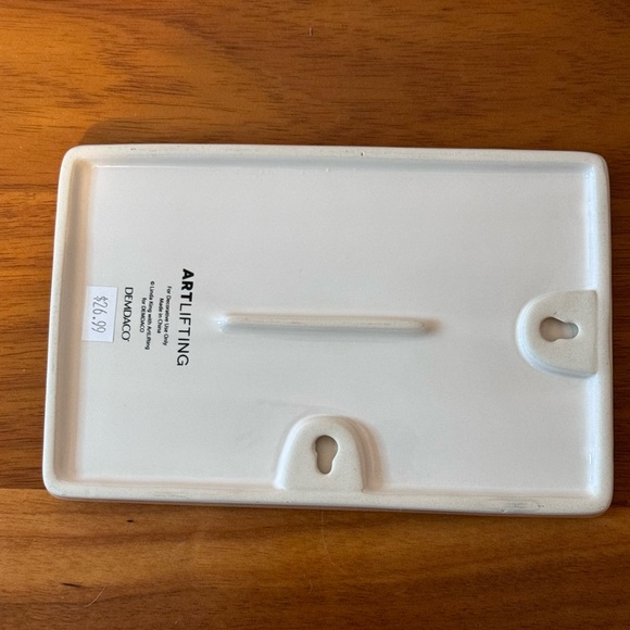 NEW Art Lifting Demdaco Trinket Tray/Wall Hanging Black White Abstract - Picture 4 of 4